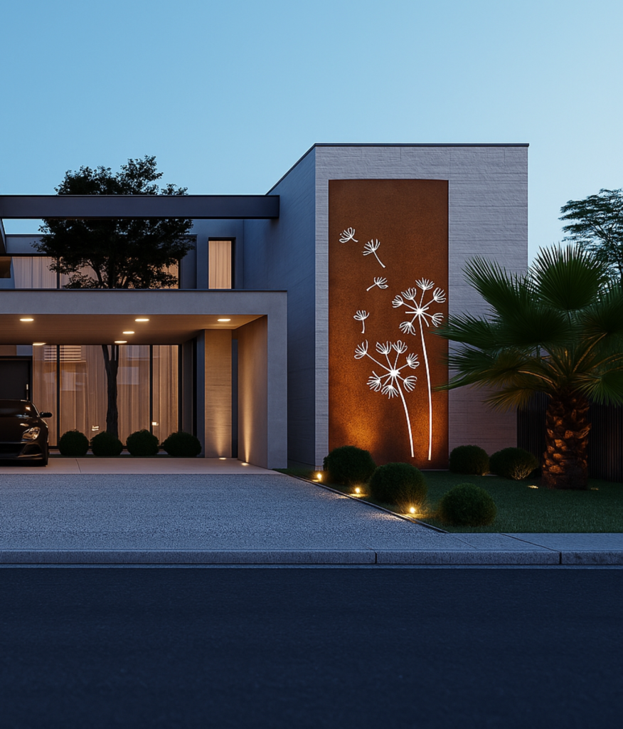 Painel de fachada residencial